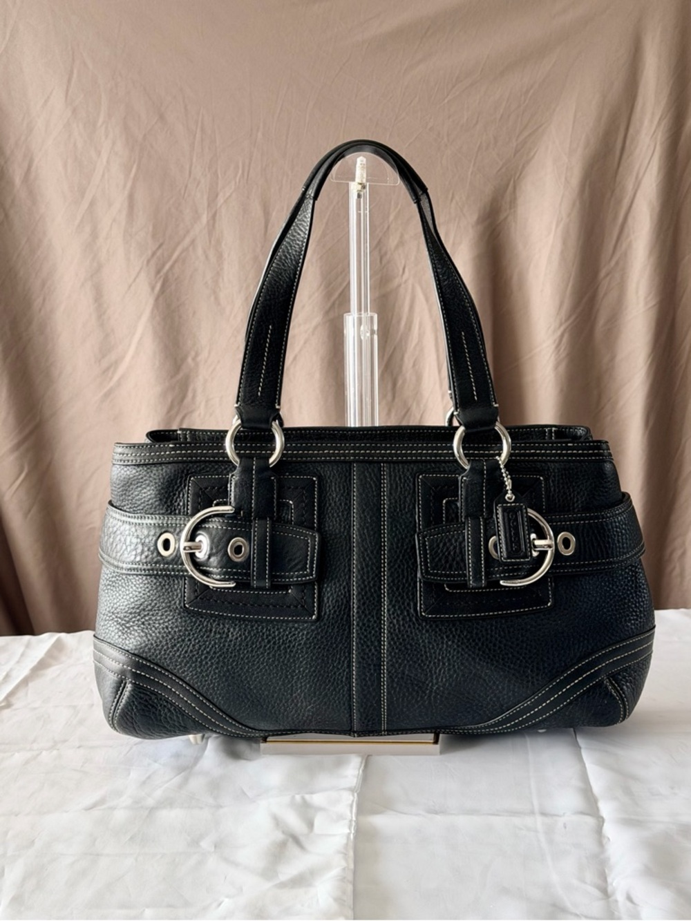 Vintage Coach Coach Hamptons Style Satchel, 2006 Model- #02764